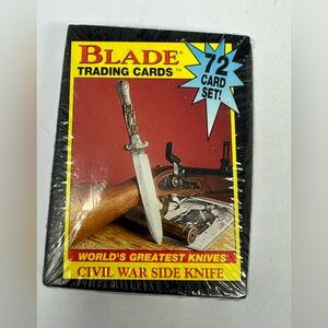 Blade Trading Cards Worlds Greatest Knives Extremely Rare Vintage Sealed Box Set